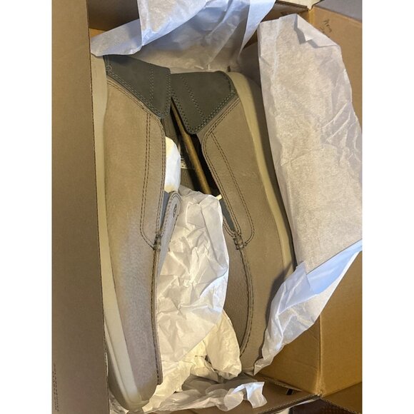 Clarks Men's Gorwin Step Slip on Loafer Shoes - Light Gray, Size 11.5 - Picture 4 of 4